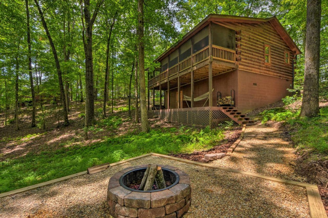 Pinot And Pine Chic Log Cabin About 5 Mi To Blue Ridge Villa Екстериор снимка