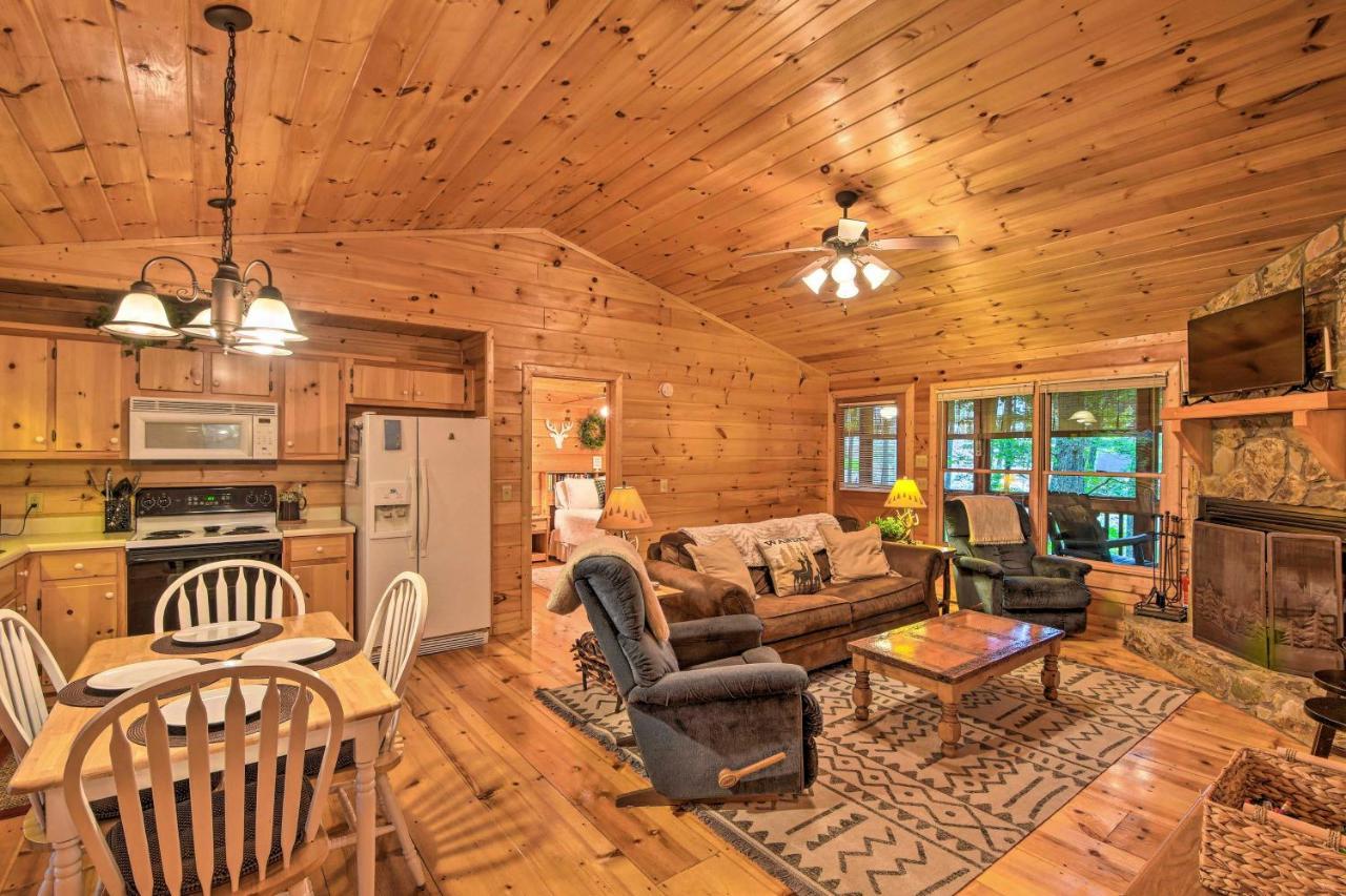 Pinot And Pine Chic Log Cabin About 5 Mi To Блу Ридж Екстериор снимка